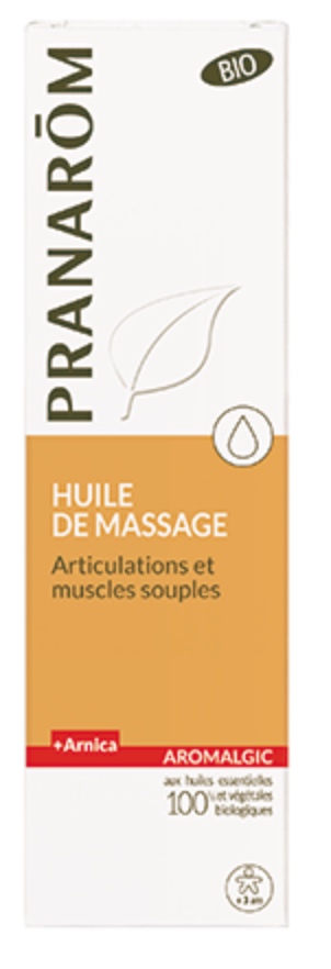 Huile de massage Aromalgic - Pranarôm - flacon de 100 ml