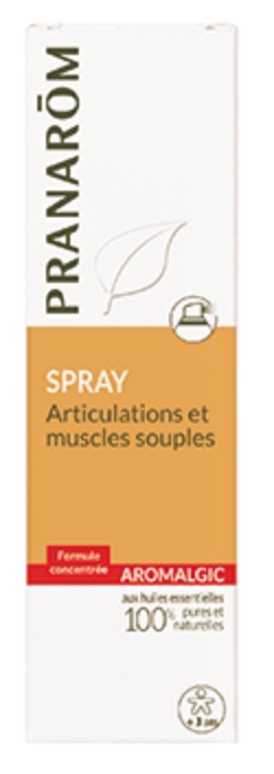 Pranarôm Aromalgic spray - raideurs, muscles fatigués - flacon de 50 ml