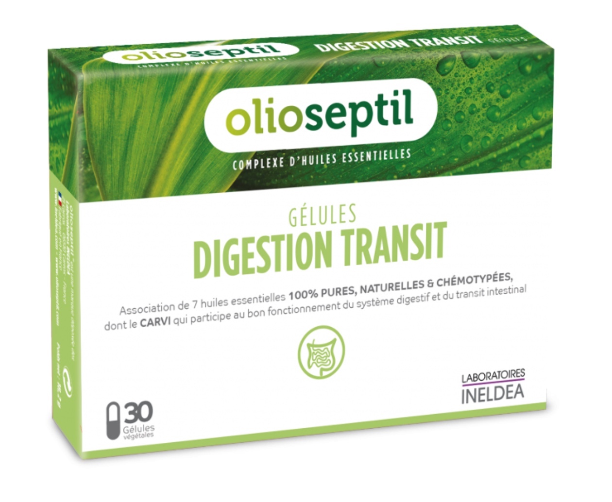 Olioseptil gélules Digestion transit aux huiles essentielles - 30 gélules
