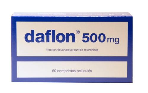 daflon 500 mg agit contre les troubles de la circulation veineuse.