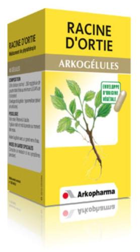 Arkogélules Racine d’Ortie est un médicament à base de plantes qui favorise l’élimination rénale de l’eau. Ce médicament de phytothérapie est également utilisé comme adjuvant dans les troubles de la miction d’origine prostatique.