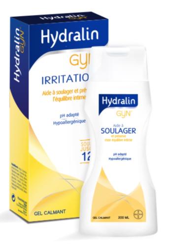 Hydralin Gyn irritation est un gel calmant qui soulage jusqu'à 12 h les petits désagréments intimes