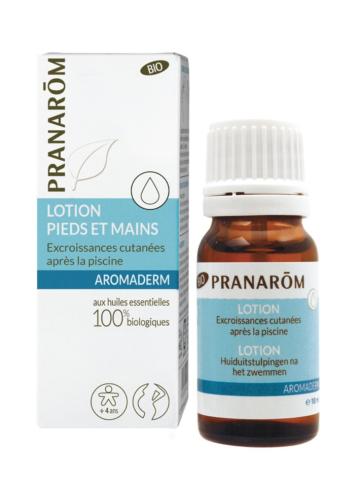 La lotion pour pieds et mains de Pranarôm est un traitement contre les verrues à base d'huiles essentielles Bio.