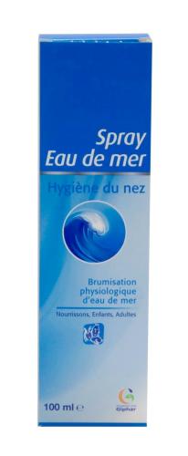 Spray eau de mer Giphar - hygiène du nez - flacon de 100 ml