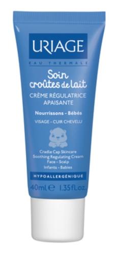 Le soin croûtes de lait de chez Uriage est une crème régulatrice et apaisante pour visage et cuir chevelu des nourrissons et bébés