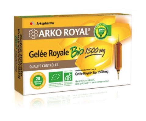 ARKO ROYAL® Gelée Royale 1500mg Bio est un complément alimentaire.