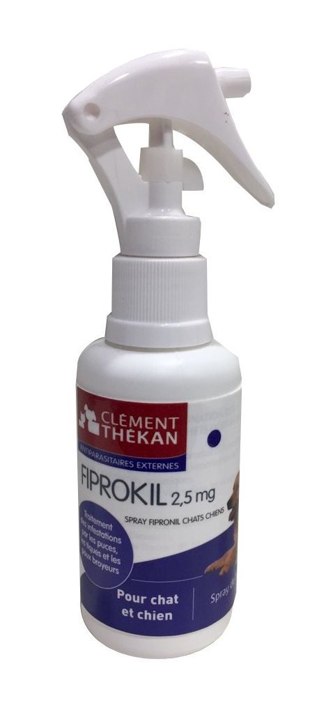 Fiprokil spray antiparasitaires pour chiens et chats - 100ml