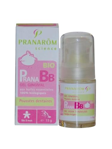 pranaBB nous propose un gel gingival en cas de poussées dentaires de votre bébé aux huiles essentielles Bio