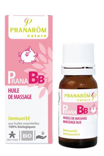 PranaBB huile de massage - immunité - flacon de 10 ml