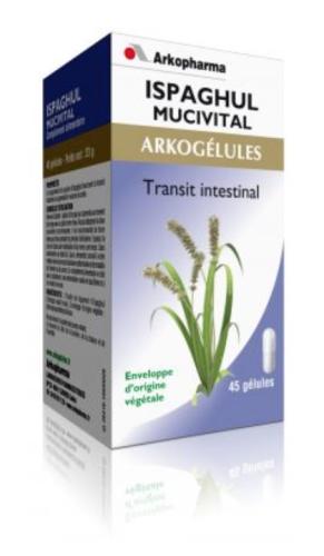 Arkogélules Mucivital est un complément alimentaire destiné à favoriser le transit intestinal.