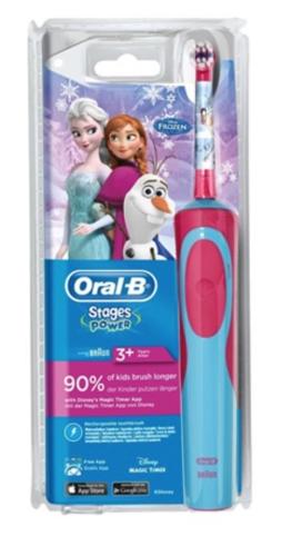 Brosse à dents électrique rechargeable reine des neiges oral b dès 3 ans