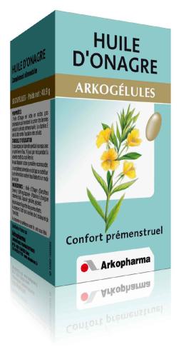Arkogélules Huile d’Onagre est un complément alimentaire riche en acides gras polyinsaturés, qui favorise le confort des femmes durant la période prémentstruelle.