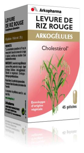 Arkogélules Levure de Riz Rouge est un complément alimentaire destiné à réguler le taux de cholestérol. A base de monacoline K, actif de la levure de riz rouge, Arkogélules Levure de Riz Rouge a une action régulatrice sur le taux de cholestérol.