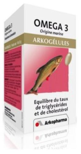 Arkogélules Omega 3 aide à retrouver l’équilibre du taux de triglycérides et de cholestérol.