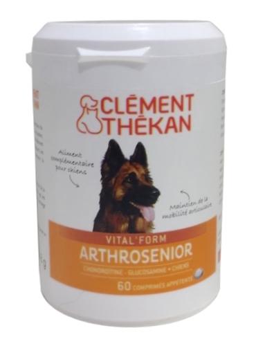 Arthrosenior est un complément alimentaire pour chiens à base de chondroitine et glucosamine pour la protection du cartilage et la maintien du confort articulaire