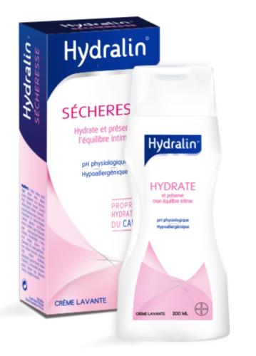 Hydralin secheresse est une crème lavante permettant d'hydrater et préserver l'équilibre intime