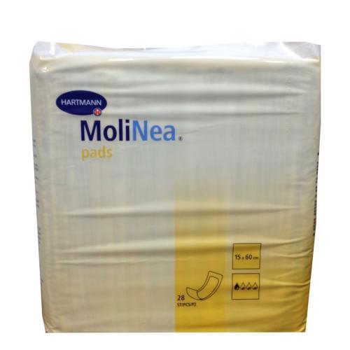 Molinea Pads est utilisé comme protection supplémentaire de manière à augmenter la capacité d'absorption une fois combiné avec une autre couche.